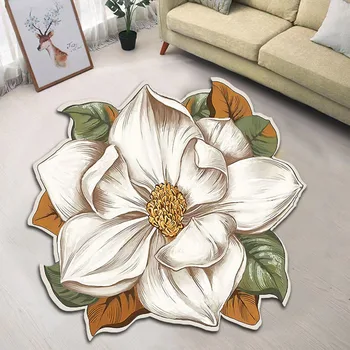 פרח שטיח בסגנון סיני לוטוס שטיח הרצפה ליד המיטה השמיכה במלתחה מחצלת השינה שטיח במטבח אנטי להחליק רחיץ עמיד