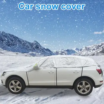 המכונית שלג מגן סופר כיסוי עבה עמידות בפני קורוזיה אטים לגשם עמיד למים תואם עם רכב רוב רכבי שטח ומכוניות