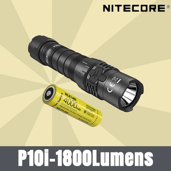 NITECORE P10i 1800 לומן נטענת פנס Protable Troch אור כולל סוללה