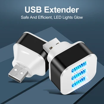 מאריך USB Extender יכול רק להאשים זהב כסף שחור USB ממשק קלט יכול לתמוך חיבור יציאות USB 3