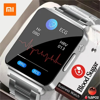 Xiaomi גברים ונשים Smartwatch הגלוקוז בדם, א. ק. ג+PPG ניטור לחץ דם טמפרטורה שעון חכם ספורט כושר גשש