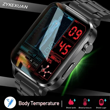 2023 חדש מד חום שעון חכם גברים Sangao בלייזר לטיפול הבריאות קצב הלב, לחץ הדם ספורט Smartwatch לישון ניטור+מתנה