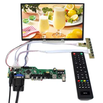 טלוויזיה HD MI VGA, AV, USB אודיו LCD בקר לוח+10.1 אינץ B101XAN01 lcd IPS panel