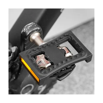 PROMEND דוושת האופניים הר לנעול המרה משטח ניילון רפלקטור שטוח מתאם עצמי נעילת פדלים שטוחים פדלים, רכיבה על
