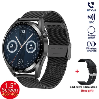 2023 שעון חכם חיוג שיחה Smartwatch עבור LG G5 Samsung Galaxy A13 כבוד X30 Cubot גברים IP68, עמיד למים שעוני גברים, שעון יד