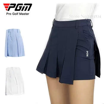 הקיץ גולף נשים סלים פולו קפלים חצאית מכנסיים הגברת טניס, בגדי עור, ידידותי בגדי ספורט אנטי-חשיפה קצרים PGM הלבשה