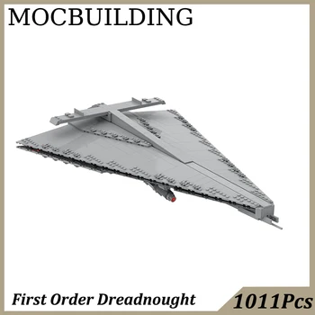 ההזמנה הראשונה דרדנוט חללית קרב מודל MOC בניין לבנים צעצועים לילדים, מתנת יום הולדת