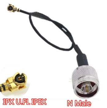 1.13 IPX U. FL IPEX N זכר Plug מחבר RF קואקסיאלי שהצטיירה מגשר 1.13 מ 