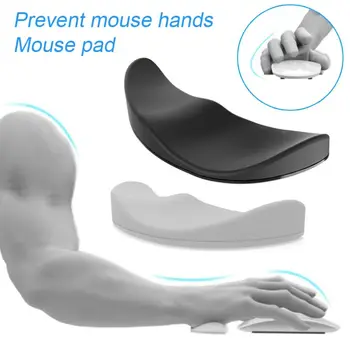 המשחקים החלקה סיליקון ארגונומי כף היד לנוח העכבר שטיח לעכבר יד תמיכה עבור מחשב נייד