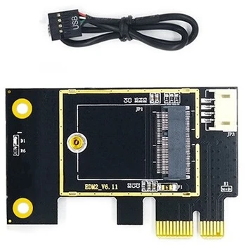 NGFF מ. 2 PCIE כרטיס רשת אלחוטי מתאם כרטיס תומך 7260 8265 1650 1675X AX200 AX210 כרטיס רשת