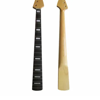 20 הסריגים 4 חוטים מייפל חשמלית גיטרה בס צוואר רוזווד סקייט אצבעות עץ צבע מבריק צבע הגיטרה חלקים ואביזרים