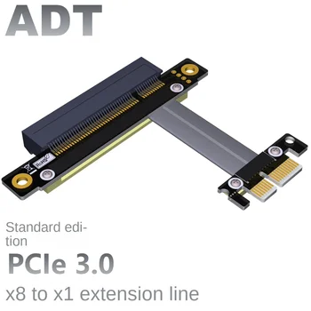PCI-E x8 סיומת כבל מתאם pcie x1 1x עד 8x תומך כרטיס הרשת SSD קשיח, כרטיס