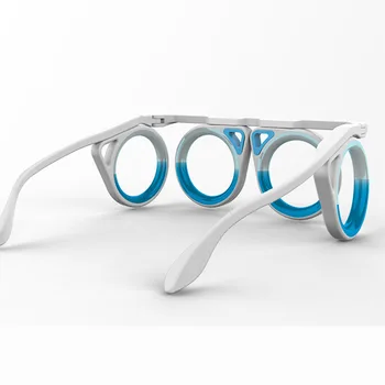 נגד בחילות משקפיים עבור מכוניות, ספינות, מטוסים 3D ורטיגו מניעה עבור ילדים מבוגרים נייד Lensless משקפיים החפץ