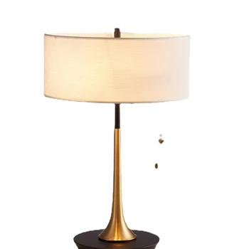 מודרני רטרו בסגנון אמריקאי, מנורת שולחן הסלון, חדר השינה ליד המיטה שולחן אור יוקרה יצירתי נעים ורומנטי נייל מנורה