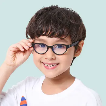 משקפיים אופטיים מסגרת עבור ילדים ילד בנות קוצר ראייה מסגרות משקפיים עם 0 מעלות עדשות חד נקודות הילדים יוניסקס F8155