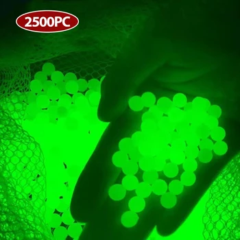 2500pc noctilucent מים חרוזים קסם קריסטל אדמת בוץ צעצוע לילדים עבור ילדים פרחים גדל מים Hydrogel כדורי עיצוב הבית