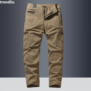 חדש Mens מכנסיים טקטיים מרובים כיס גמישות צבאית עירונית פרברית Tacitcal מכנסיים גברים סלים שמן מטען שאיפה 5XL