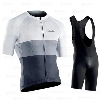 2023 חדש Cyling ג ' רזי Raudax קיץ לנשימה בגדים טיולי אפניים להגדיר אופניים ללבוש אופניים סינר חליפת מכנסיים MTB Maillot יוקרתי Ciclismo