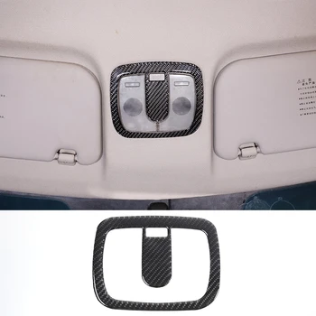 עבור Kia הנשמה 2009-2013 המכונית לפני קריאת אור מסגרת דקורטיבית מדבקה רך סיבי פחמן הפנים אביזרים 1 יח'