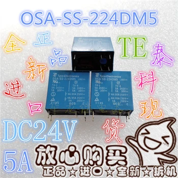 כל חדש OSA-SS-224DM5 משלוח 5A/250vac24vdc ממסר HF42F-024-2HS