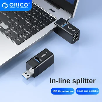 ORICO USB 3.0 HUB המחברת אלחוטי USB מפצל 5Gbps 3 נמל מתאם למחשב הנייד Extender מחשב עבור המחשב הנייד אבזרים U32