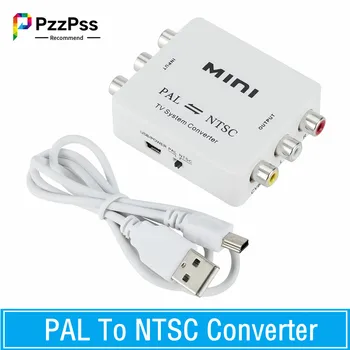 מיני PAL NTSC דו-כיוון מערכת טלוויזיה ממיר Switcher PAL ל NTSC NTSC ל PAL-כפול טלוויזיה דרך Composite לחיבור ממירים