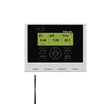 החממה ההידרופונית מערכת ושפל דיוק גבוהה הידרופוניקה PH EC Meter עם ATC הפונקציה עבור החממה.