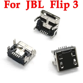100pcs 5 פינים USB סי ' ק כוח מחבר מזח JBL Flip 3 Bluetooth רמקול יציאת טעינה מיקרו תקע המטען 5P נקבה שקע