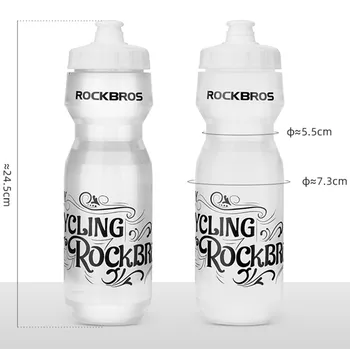 ROCKBROS אופניים, בקבוק מים MTB כביש רכיבה על אופניים כלוב בקבוק ספורט תחת כיפת השמיים פלסטיק נייד קיבולת גדולה אופניים בקבוק משקה