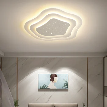 המודרני לא סדיר אדווה Led אורות התקרה בחדר השינה מתכת חלולים נברשת תאורה רכוב מנורת תקרה עבור הכניסה מנורת Led