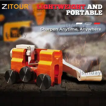 Zitour® קל & נייד המסור מחדד כלי נגרות טחינה עם אבן שחיקה Dropshipping