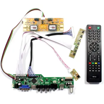 טלוויזיה H DMI VGA, AV, USB אודיו LCD בקר לוח 17