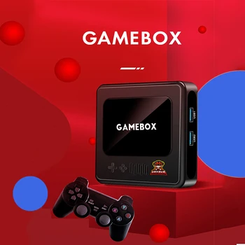 וידאו קונסולת המשחק האלחוטי של 2.4 G בקר מובנה 40000 רטרו משחקים המשפחה טלוויזיה Gamebox