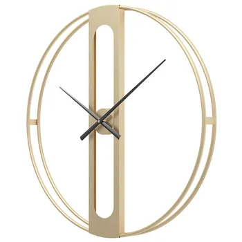 נורדי יצירתיות האינדיבידואליות אופנה שעון קיר שקט שעון משק הבית תוספות ברזל שעון קיר פשוט שעוני קיר לעיצוב הבית