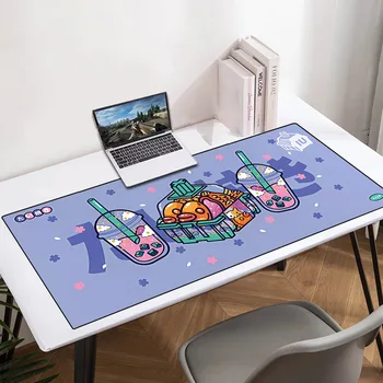 אנימה משטח עכבר גיימר יפן ניאון המשחקים מקלדת המחשב אביזרי גומי Deskmat Mausepad Mousepad מחצלות מחשב ארון שולחן מחצלת