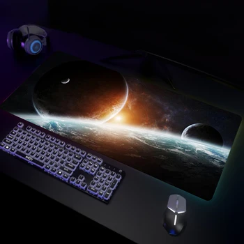 השולחן מחצלת במערכת השמש כוכבי הלכת בחלל היקום Mousepad גיימר אנימה משטח עכבר משחקים אביזרים למחשב הקבינט שטיחים מחצלות מקלדת