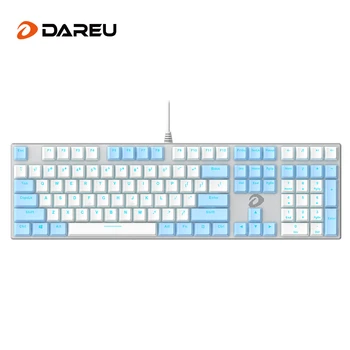 DAREU EK815 קווי Mechanical Gaming Keyboard N-key Rollover 108 המפתחות אור יחיד גיימר מקלדת Mac, Windows