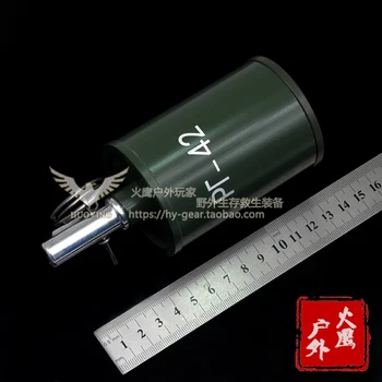 טקטי חיצונית פצצת עשן Rg-42 חומר מתכת האביב צלחת רב תכליתי אחסון לקולנוע וטלוויזיה, אביזרים מודל ציד