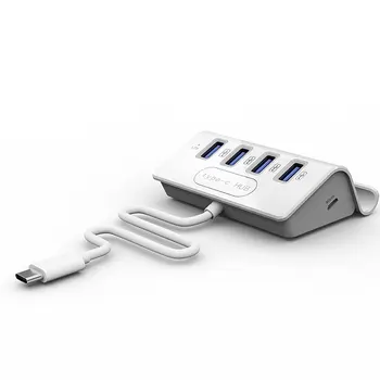 4 ב 1 USB 3.1 Type-C OTG רכזת ספליטר עמוד 4 יציאות USB 2.0 עבור מחשב נייד Macbook Air/Pro טלפונים ניידים Tablet PC