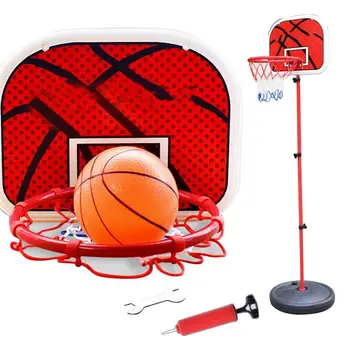 כדורסל מתכוונן כדורסל צעצוע ללבוש עמיד המטרה צעצועים צבעוניים מפלסטיק לשתייה ספורט צעצוע חוצות