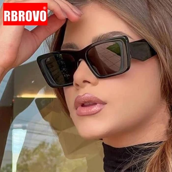 RBROVO גדול מלבני משקפי שמש נשים 2023 מעצב מותג משקפיים נשים/גברים בציר משקפי שמש נשים מראה Gafas דה סול