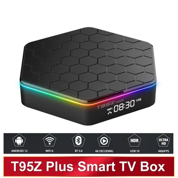 T95Z בנוסף Smart TV Box Android 12 Bluetooth 5.0 6 אלף HDR Wifi 6 Media Player Allwinner H618 אנדרואיד תיבת הטלוויזיה ב-YouTube