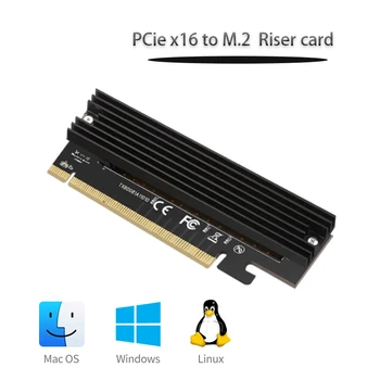 משחק PCI-E קמה כרטיס מתאם PCI-e ממיר מ-2 ל PCI-E X16 עבור שולחן העבודה הרחבה כרטיס בקר תומך ב-Windows/MAC/Linux