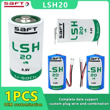SAFT LSH20 3.6 V 13000mAh הגדלה גבוהה העיקרי סוללת ליתיום עבור PLC תעשייתיים, בקרת מכונת CNC כלי איתור GPS