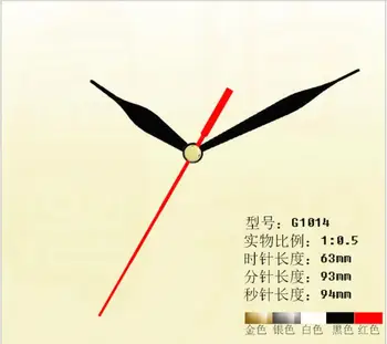 100 מגדיר את השעון תנועה חלקי כלים עם משולש צורת הידיים רק איכות גבוהה שעון ערכות