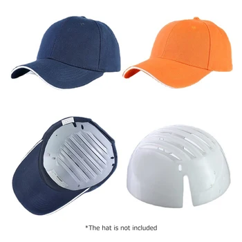 בליטה כובע להכניס אביזר עם תוספת אוורור קל הגנת ראש קשה PE עבור כובע בייסבול כובע מגן אניה להכניס